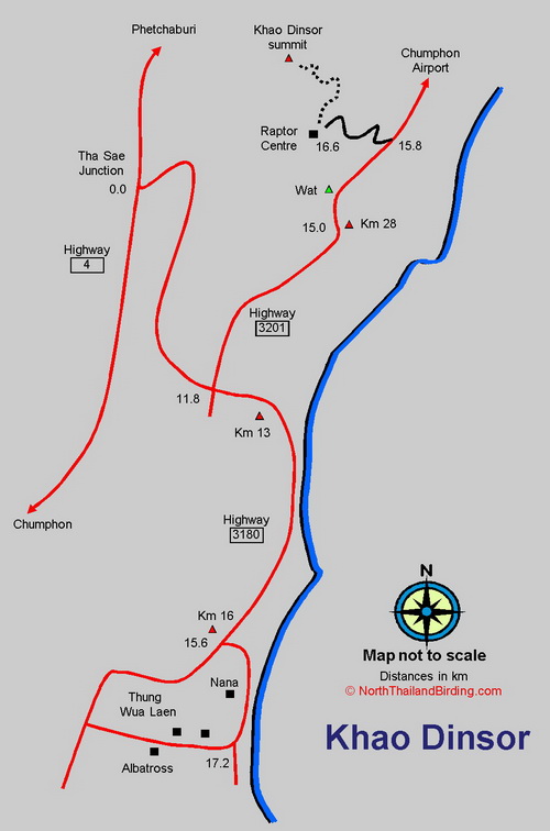 Khao Dinsor map