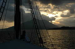 Sunset off Alor